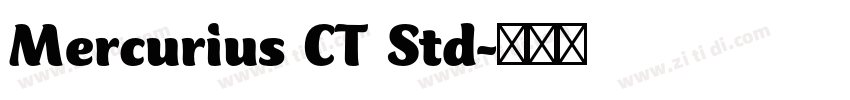 Mercurius CT Std字体转换